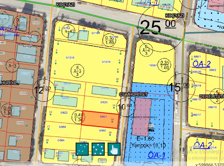 DÜZCE MERKEZ CUMHURİYET MAH SATILIK İMARLI ARSA