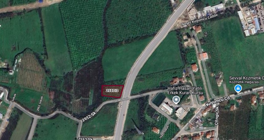 DÜZCE MERKEZ ARAPÇİFTLİĞİDE KUZEY CEVRE YOLU ÜZERİ SATILIK ARSA